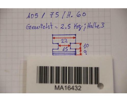 Wechselbacken von Forkardt – Breite 22 mm  schrägverzahnt - Bild 7