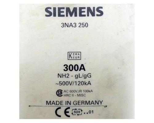 Siemens 3NA3 250 Sicherungseinsatz NH2-gL/gG 3NA3 250 - Bild 2