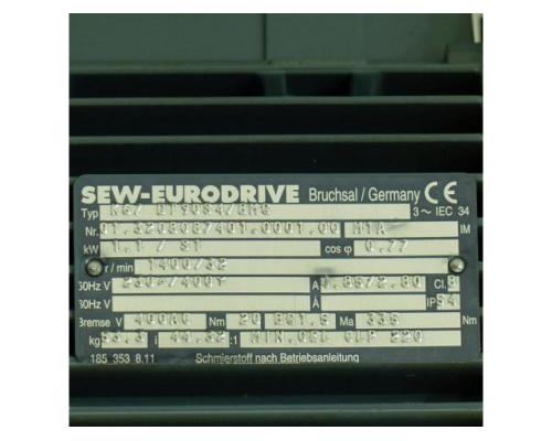 SEW-Eurodrive K67 DT90S4/BMG Getriebemotor K67 DT90S4/BMG - Bild 2