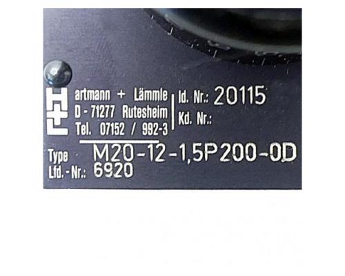 Hartmann+Lämmle 20115 Stromregelventil M20-12-1,5P200-0D 20115 - Bild 2