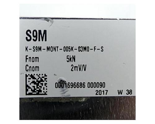 HBM K-S9M-MONT-005K-03M0-F-S S-förmiger Kraftaufnehmer S9M K-S9M-MONT-005K-03M - Bild 2