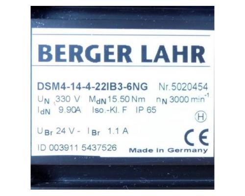 Berger Lahr 0039115437526 Servomotor DSM4-14-4-22l.B3-6NG 0039115437526 - Bild 2