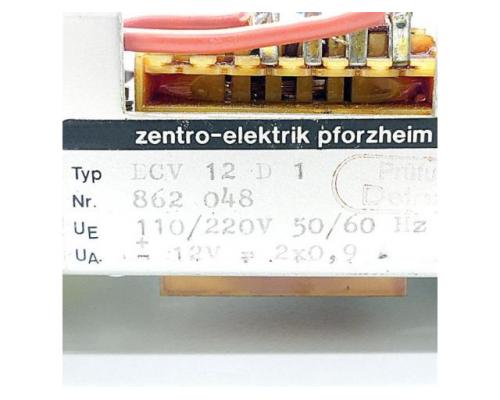zentro-elektrik ECV 12 D 1 Netzgerät ECV 12 D 1 - Bild 2