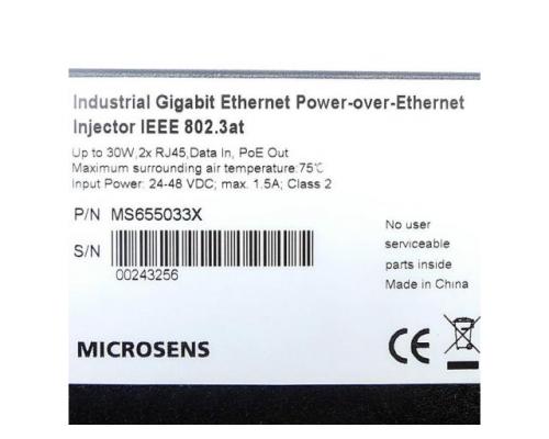 Microsens MS655033X Industrial Gigabit Ethernet Power -over- Ethernet - Bild 2