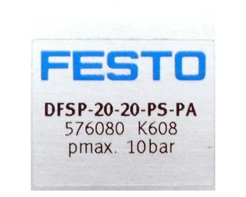 FESTO 576080 Stopperzylinder DFSP-20-20-PS-PA 576080 - Bild 2