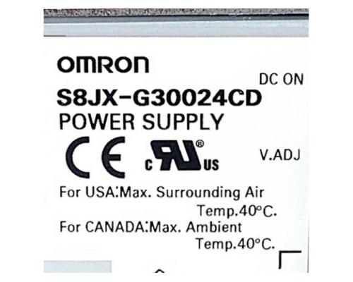 Omron S8JX-G30024CD DIN-Schienennetzteil S8JX-G30024CD - Bild 2