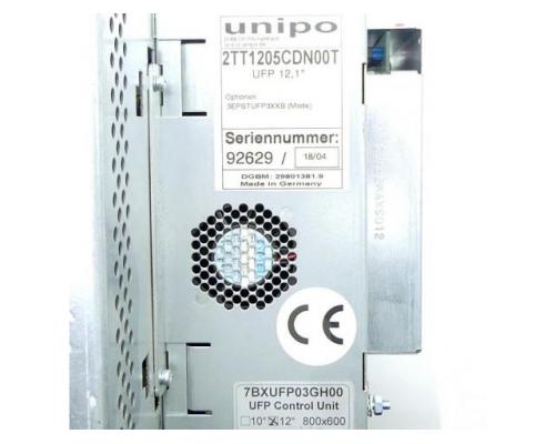 Unipo Michelstadt 2TT1205CDN00T Monitoreinheit 12,1  mit Steuereinheit 7BXUFP03GH0 - Bild 2