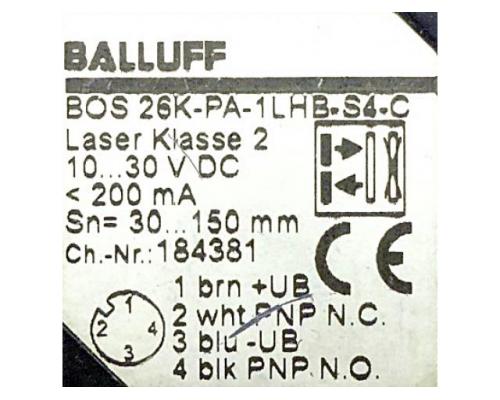 BALLUFF BOS008E  Lichttaster BOS008E BOS008E - Bild 2