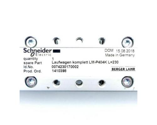 Schneider Electric 0074230170002 Laufwagen LM-P404K 0074230170002 - Bild 2