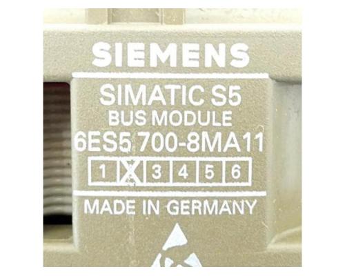 Siemens 6ES5 700-8MA11 Busmodul SIMATIC S5 6ES5 700-8MA11 - Bild 2