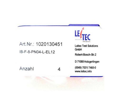 Leitec 1020130451 IB-F-8-PN04-L-EL12 1020130451 - Bild 2