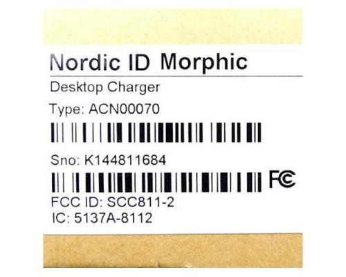 Nordic ID Morphic ACN00070 Desktop Ladezubehör ACN00070 - Bild 2