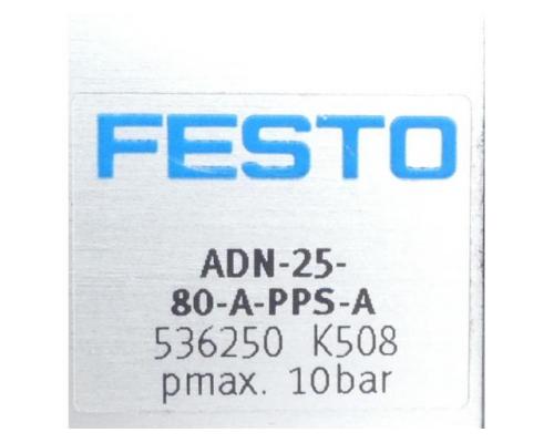 FESTO 536250 Kompaktzylinder ADN-25-80-A-PPS-A 536250 - Bild 2