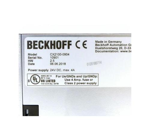 BECKHOFF CX2100-0904 Netzteil mit integrierter USV CX2100-0904 - Bild 2
