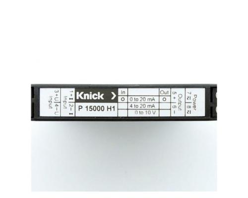 Knick P 15000 H1 DC-Trennverstärker P 15000 H1 P 15000 H1 - Bild 2