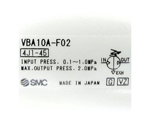 SMC VBA10A-F02  SMC Druckverstärker VBA10A-F02 - Bild 2