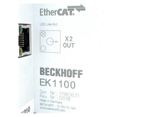 BECKHOFF EK1100  EtherCAT-Koppler EK1100 - Bild 2
