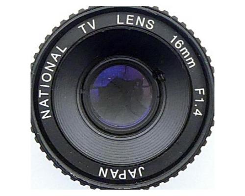 NATIONAL 16mmF1.4 TV Objektiv F1.4 / 16 mm 16mmF1.4 - Bild 2