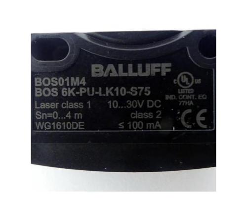 BALLUFF BOS 6K-PU-LK10-S75 Optoelektronischer Sensor BOS 6K-PU-LK10-S75 BOS 6 - Bild 2