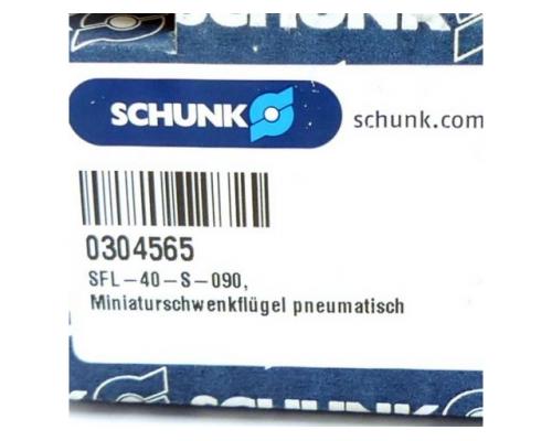SCHUNK 0304565 Miniaturschwenkflügel pneumatisch SFL-40-S-090 03 - Bild 2