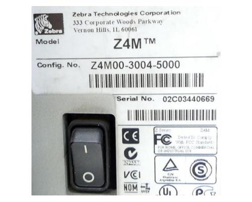 Zebra 5200-0178 Etikettendrucker Z4M Plus 5200-0178 - Bild 2