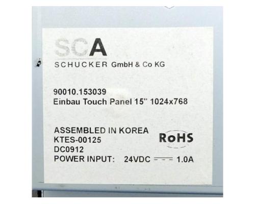 SCA Schucker 90010.153039 Einbau Touch Panel 90010.153039 - Bild 2