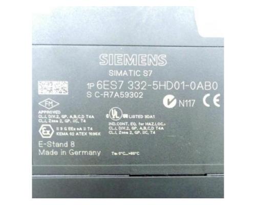 Siemens 6ES7 332-5HD01-0AB0  Analogausgabe Simatic S7 SM 332 6ES7 332-5HD01-0AB - Bild 2