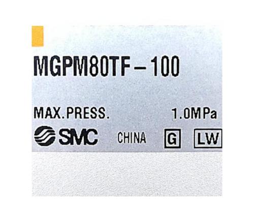 SMC MGPM80TF-100 Kompaktzylinder mit Führung MGPM80TF-100 - Bild 2