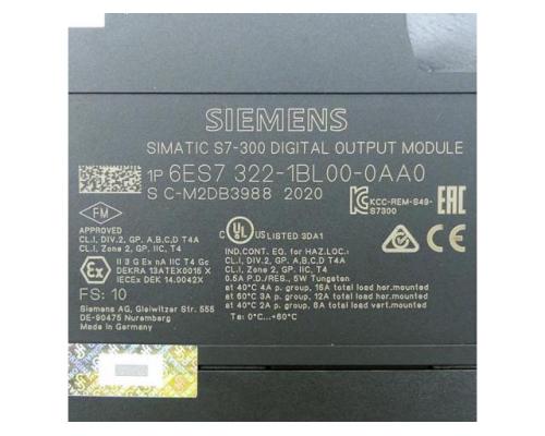 Siemens 6ES7 322-1BL00-0AA0 Digital output Modul 6ES7 322-1BL00-0AA0 - Bild 2