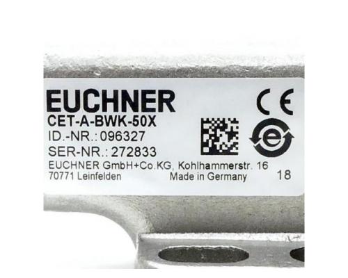 Euchner 096327 Betätiger für Sicherheitsschalter CET-A-BWK-50X - Bild 2