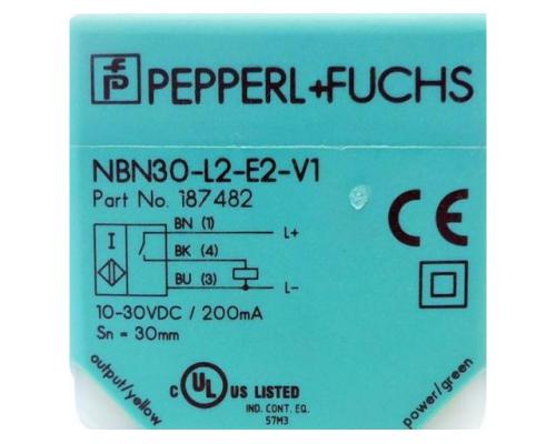 PEPPERL+FUCHS 187482 Induktiver Näherungsschalter NBN30-L2-E2-V1 18748 - Bild 2