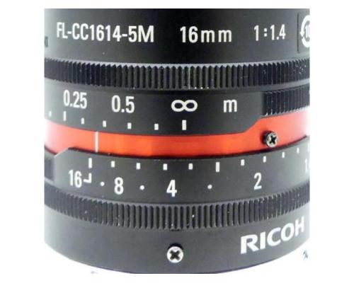 Ricoh FL-CC1614-5M C-Mount Objektiv Pentax FL-CC1614-5M - Bild 2