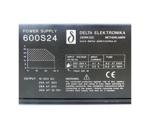 Delta Elektronika 600S24 Netzgerät 600S24 - Bild 2