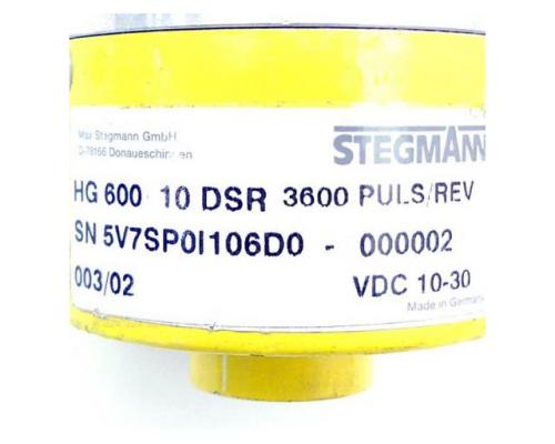 Stegmann HG 600 10 DSR 3600 PULS/REV Drehgeber HG 600 10 DSR 3600 PULS/REV HG 600 10 DS - Bild 2
