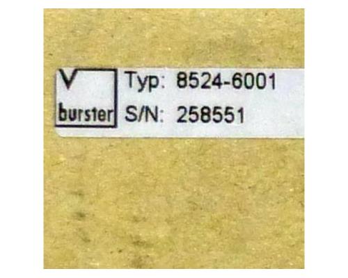 Burster 8524-6001 Präzisions-Zug- Druck-Kraftsensor 8524-6001 - Bild 2