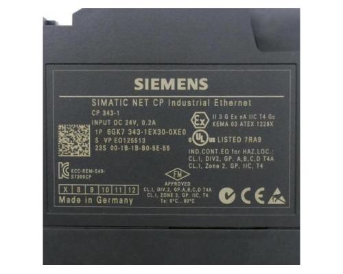 Siemens 6GK7 343-1EX30-0XE0 Simatic Net S7 Kommunikationsprozessor CP 343-1 6G - Bild 2