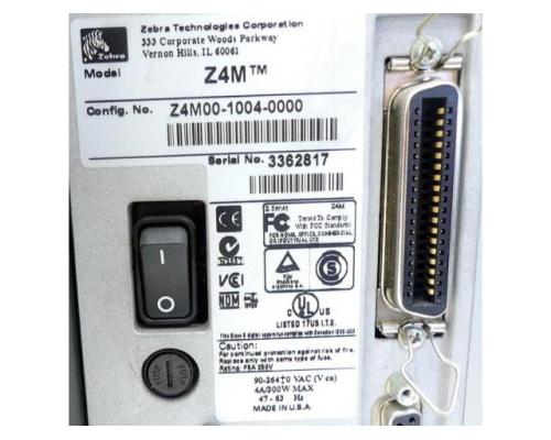 Zebra Z4M TM Etikettendrucker Z4M TM - Bild 2