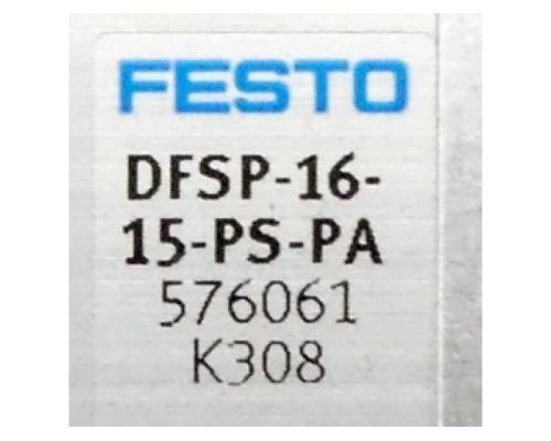 FESTO 576061 Stopperzylinder DFSP-16-15-PS-PA 576061 - Bild 2