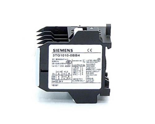Siemens 3TG1010-0BB4 Leistungsschütz 3TG1010-0BB4 - Bild 5