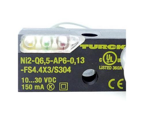 Turck Ni2-Q6,5-AP6-0,13-FS4.4X3/S304 Magnetic Field Sensor Ni2-Q6,5-AP6-0,13-FS4.4X3/S3 - Bild 2