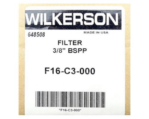Wilkerson F16-C3-000 Feinstaubfilter 3/8  F16-C3-000 - Bild 2