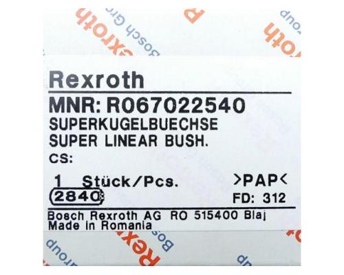 Rexroth R067022540 Super-Kugelbüchse KBA-25-DD R067022540 - Bild 2