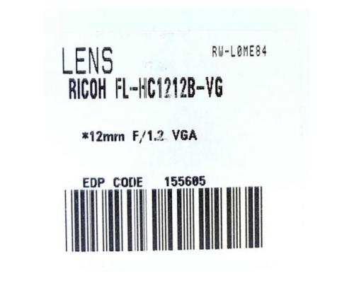 Ricoh FL-HC121B-VG Linse FL-HC121B-VG - Bild 2