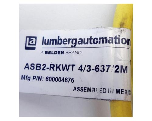 lumberg ASB2-RKWT 4-3-637/2M Sensorkabel ASB2-RKWT 4-3-637/2M - Bild 2