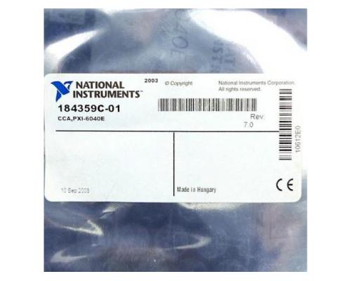 National Instruments 184359C-01 PXI-Multifunktions-I/O-Modul PXI-6040E 184359C-01 - Bild 2