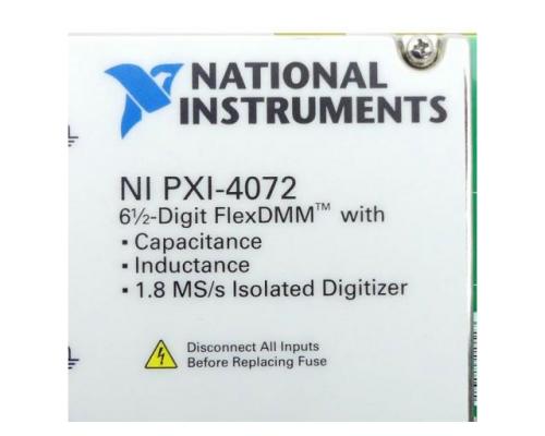 National Instruments PXI-4072 PXI Digitalmultimeter PXI-4072 - Bild 2
