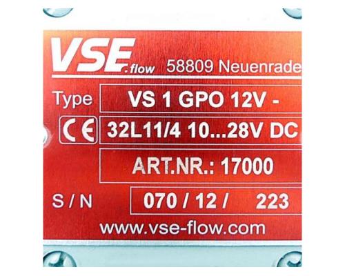 VSE 17000 Durchflussmesser VS 1 GPO 12V-32L11/4 17000 - Bild 2