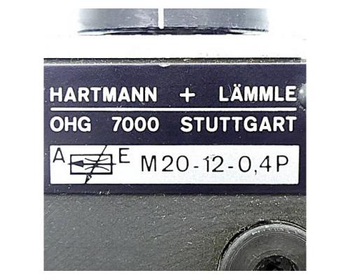 Hartmann+Lämmle M20-12-0,4P Stromregelventil OHG 7000 M20-12-0,4P - Bild 2