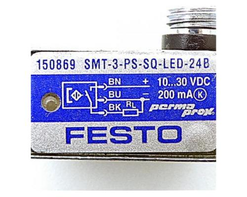 FESTO 150869 Näherungsschalter SMT-3-PS-SQ-LED-24B 150869 - Bild 2