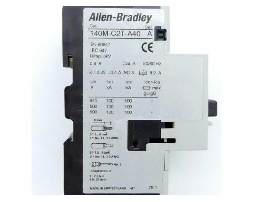 Allen-Bradley 140M-C2T-A40 Leistungsschalter 140M-C2T-A40 140M-C2T-A40 - Bild 2